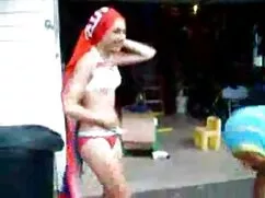 لباس زیبا و آتش بر س ...